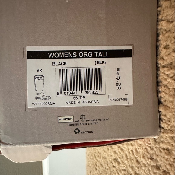 hunter original tall boots — black - Picture 2 of 5